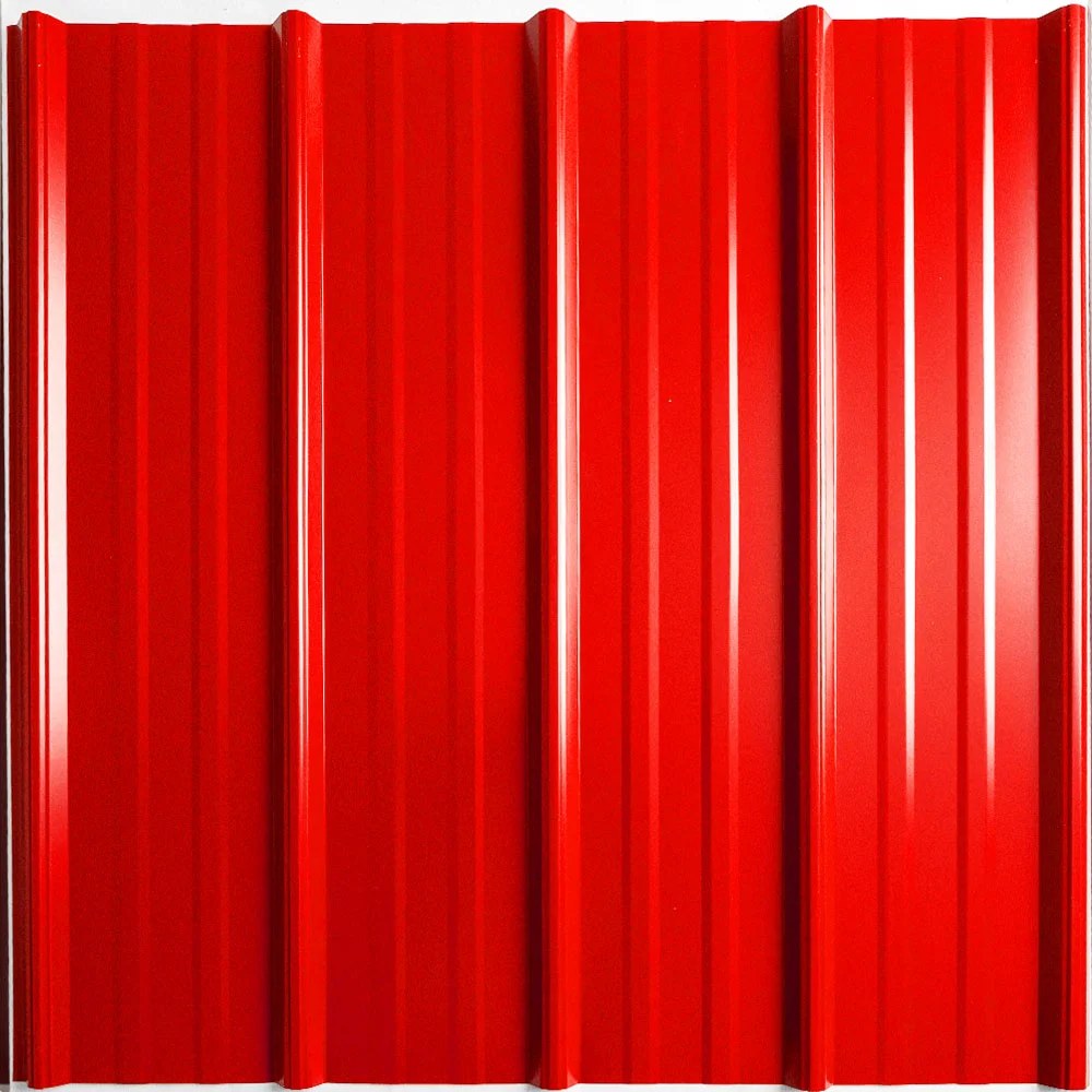 Cardinal Red Metal Buildings Color Panel