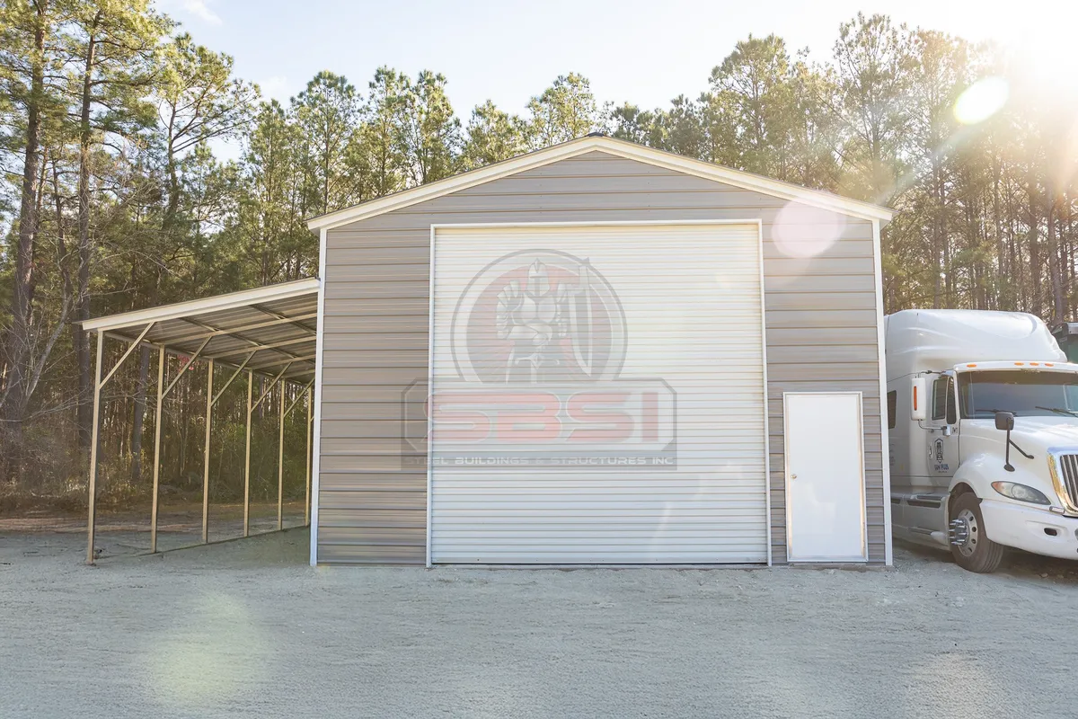 32x26 Step Down Barn with Lean-to - Image 1