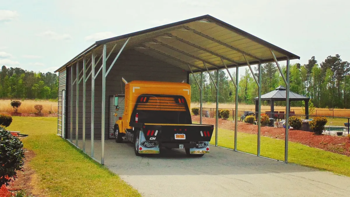 18x36 Steel Utility Carport - Image 1