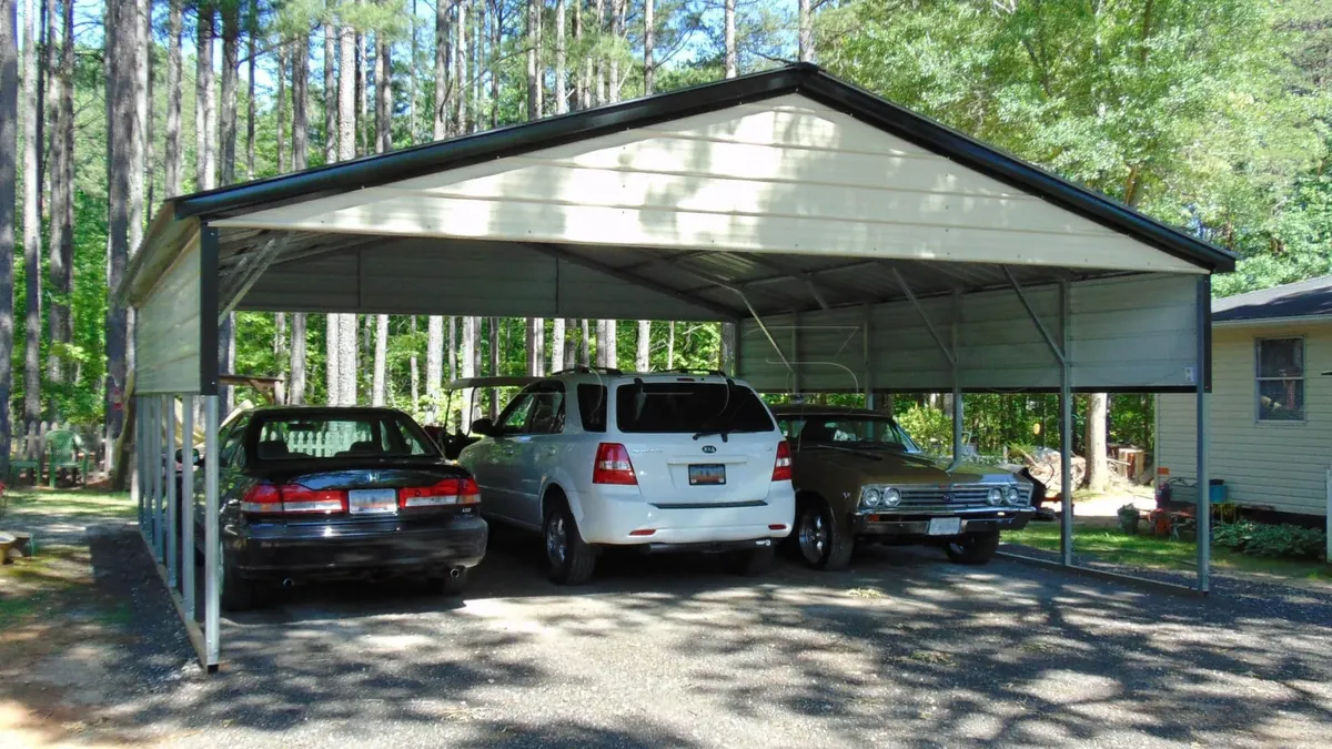 24x26 Standard Metal Carport - Image 1