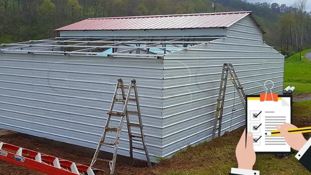 Create a metal building installation checklist