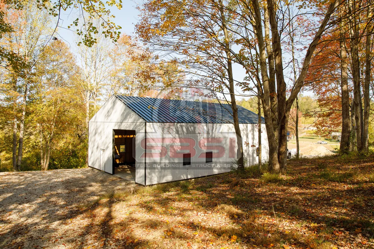 40x61x16 Clear Span Custom Garage - Image 1