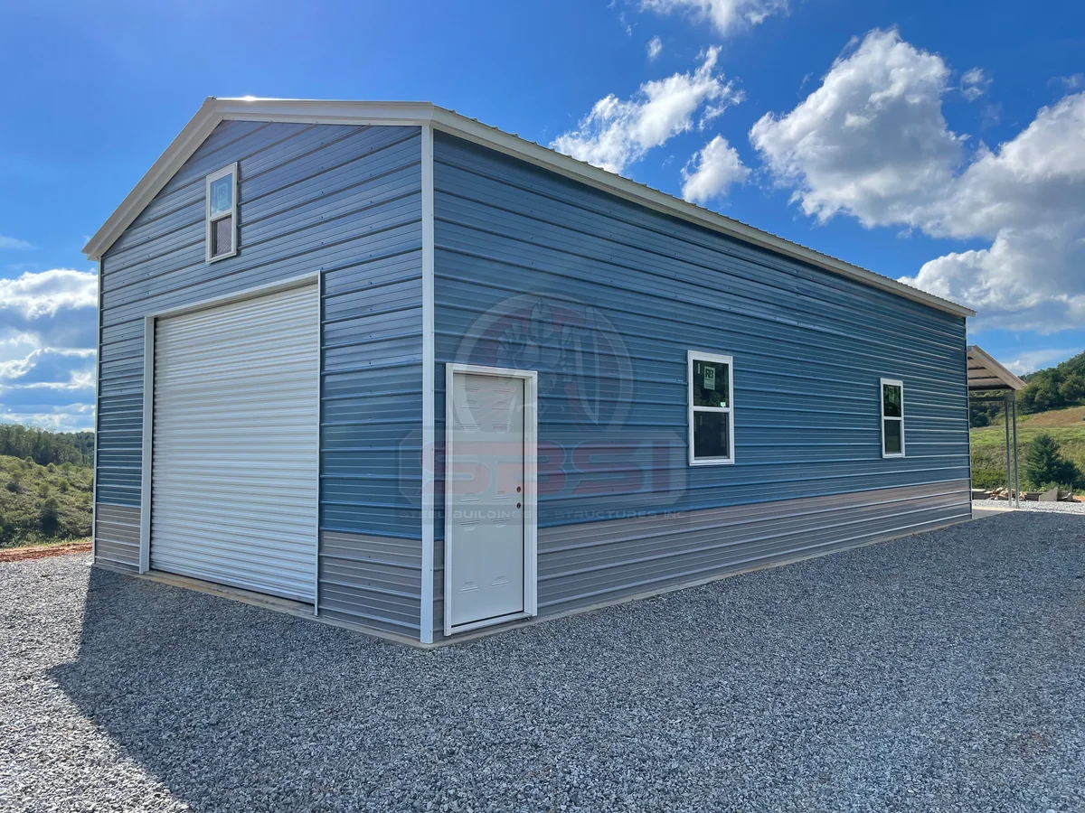 residential metal building exterior